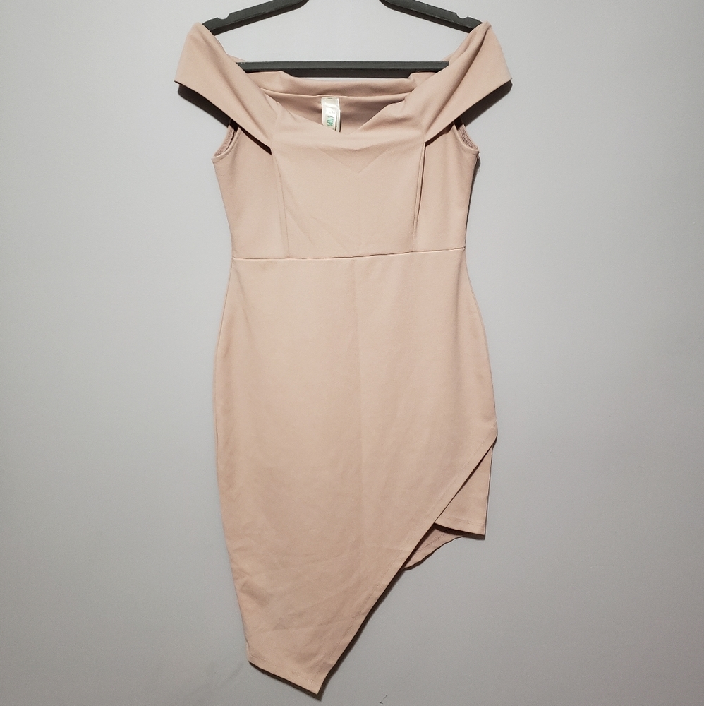 Pink Strapless Dress